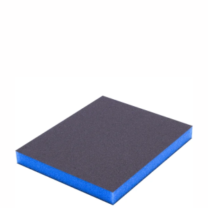 Губка абразивная двусторонняя VOLCA Fine Grit 400 (синяя) 120мм x 100мм x 12мм